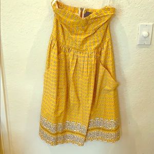 Anthropologie Strapless Dress